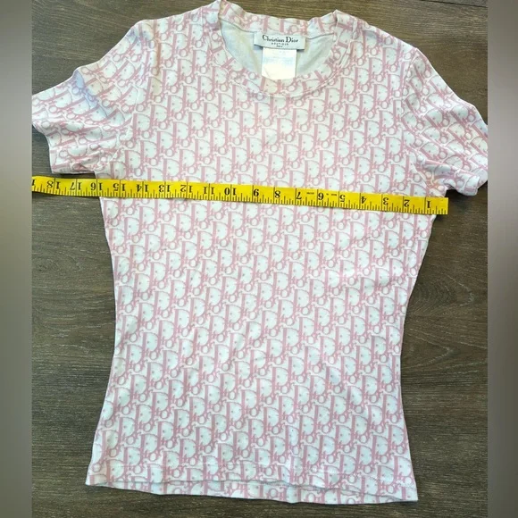 Christian Dior Boutique Pink Monogram Top - Picture 5 of 6